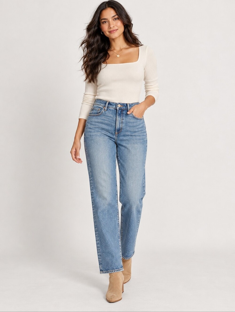 ❤️ NWOT! LOFT HIGH RISE STRAIGHT LEG JEANS, 10 (30)